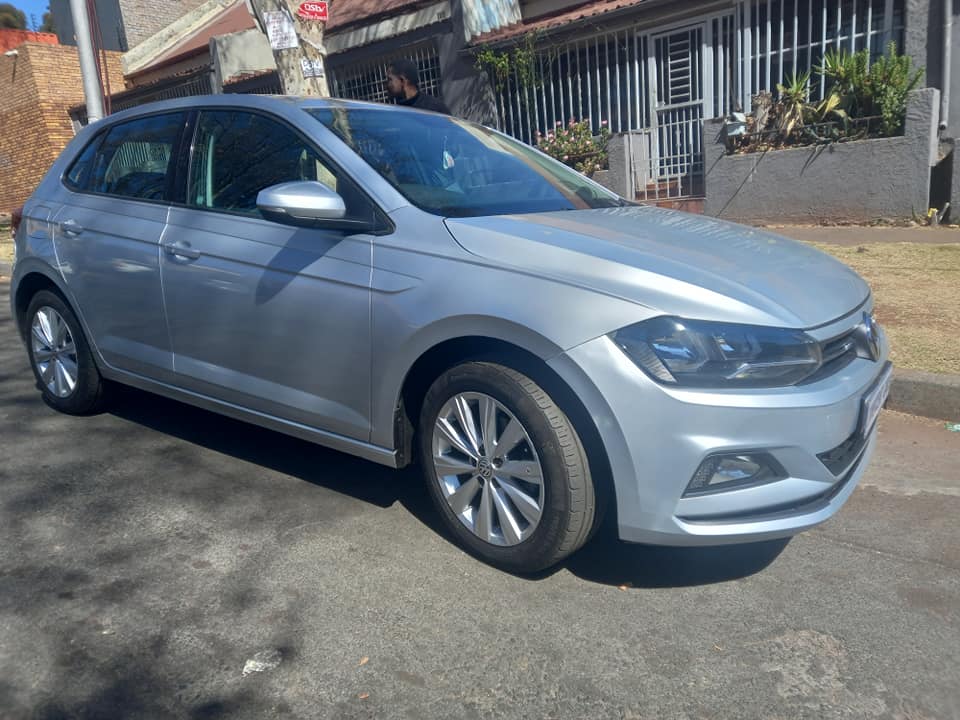 2021 VW POLO 8 H-LINE TSI ENGINE PETROL, AUTOMATIC, SILVER COLOR, MILEAGE 89000KMS