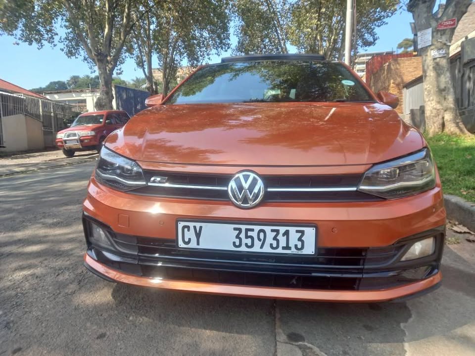2020 VW Polo 8  Rline 1.0 Tsi Petrol, Automatic, Orange Color