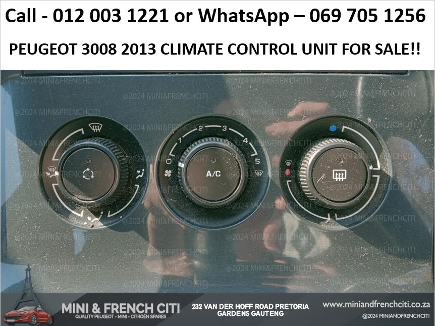 Peugeot 3008 2013 Climate Control Unit For Sale – Genuine OEM Replacement!! - Private Seller Peugeot 3008 2013 Climate Control Unit For Sale – Genuine OEM Replacement!! - Private Seller