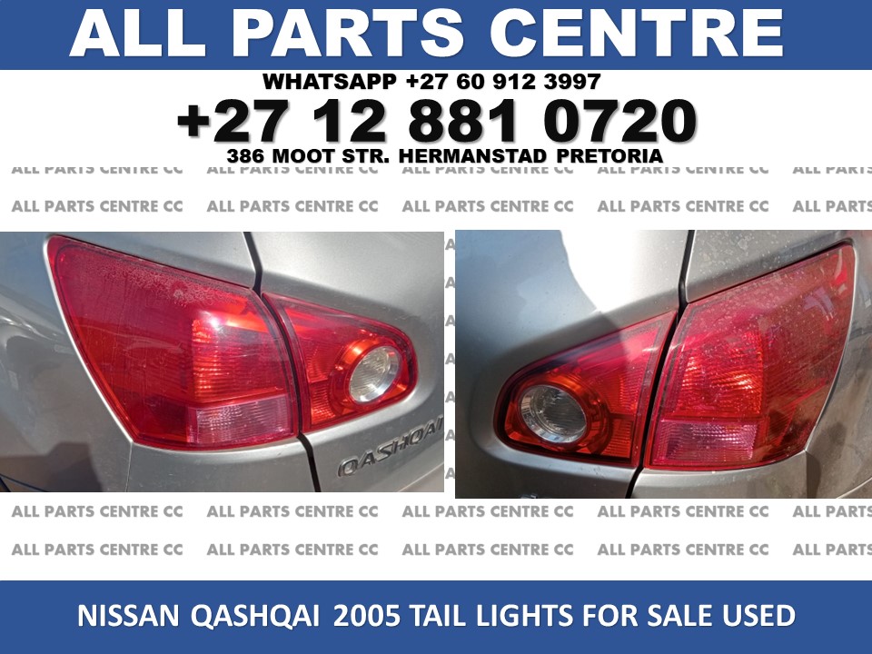 Nissan Qashqai 2005 tail lights for sale used Nissan Qashqai 2005 tail lights for sale used