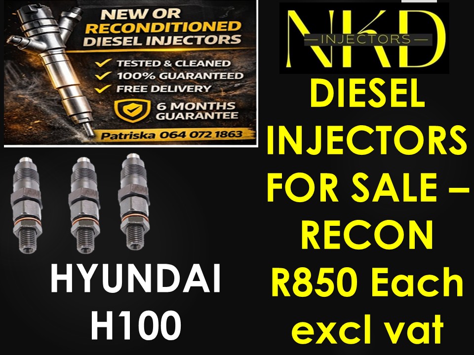 Tested diesel injectors -6 months guarantee on Hyundai H100 - Private Seller Tested diesel injectors -6 months guarantee on Hyundai H100 - Private Seller