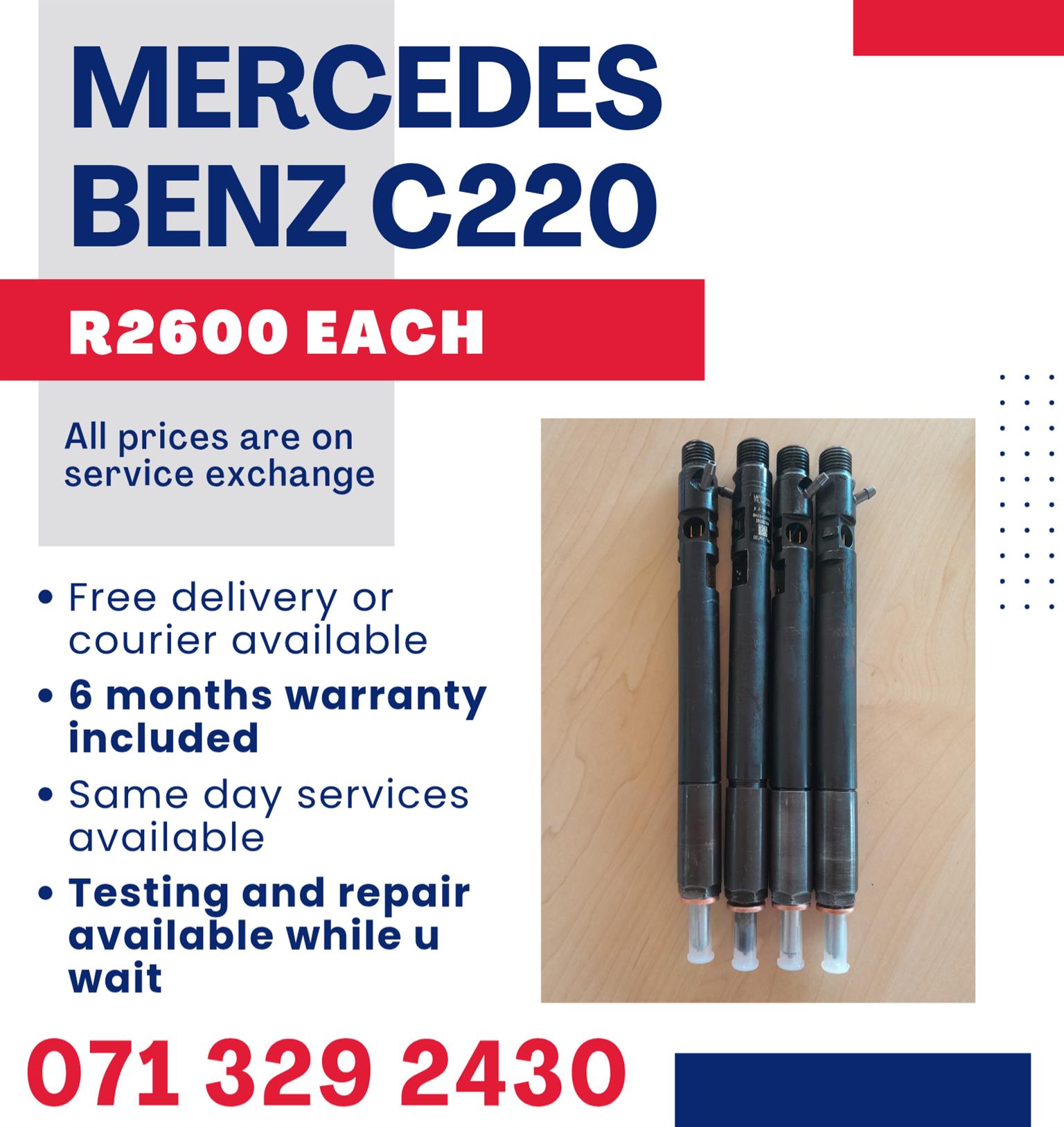 MERCEDES BENZ C220 DIESEL INJECTORS FOR SALE WITH - Private Seller MERCEDES BENZ C220 DIESEL INJECTORS FOR SALE WITH - Private Seller