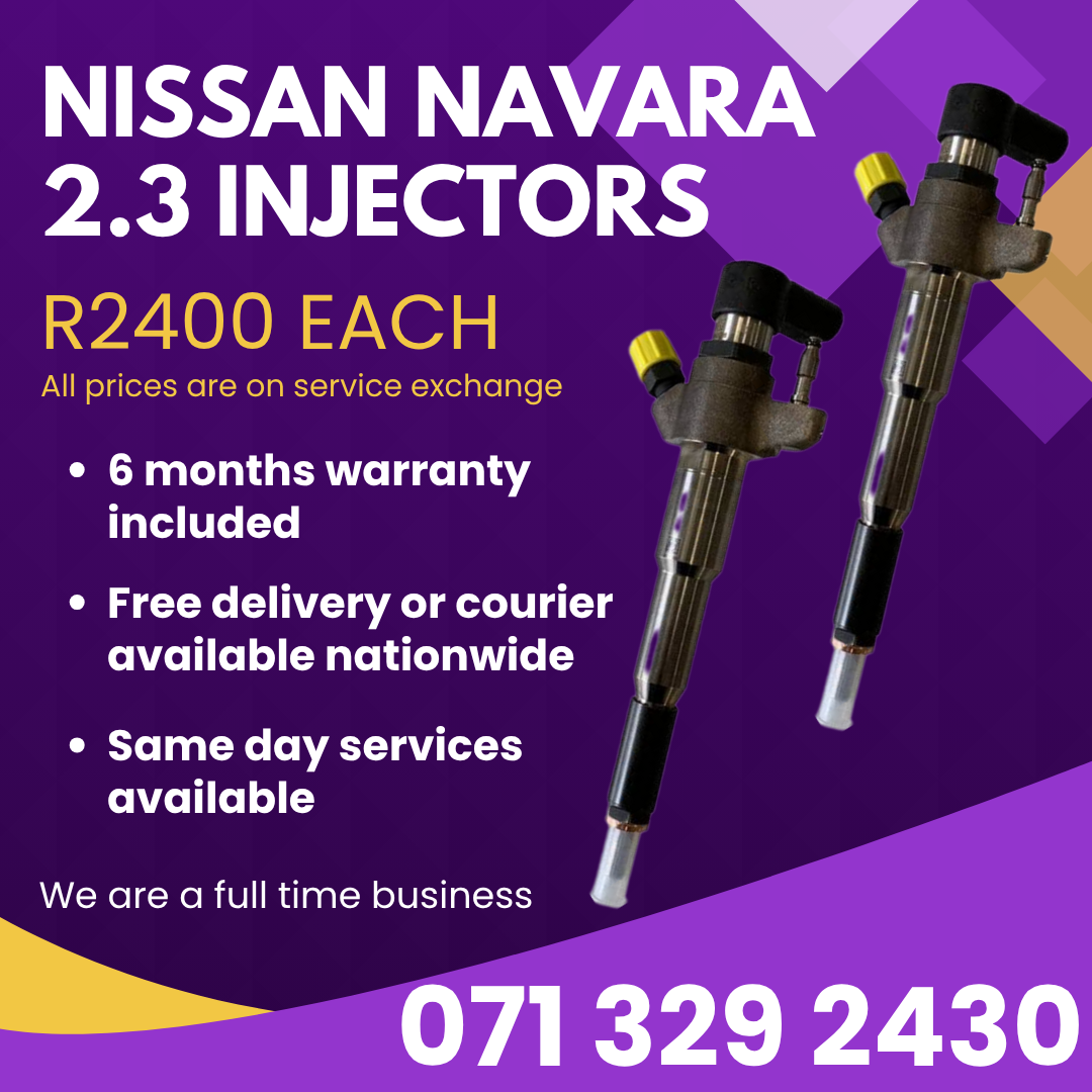 NISSAN NAVARA 2.3 DIESEL INJECTORS FOR SALE WITH WARRANTY - Private Seller NISSAN NAVARA 2.3 DIESEL INJECTORS FOR SALE WITH WARRANTY - Private Seller