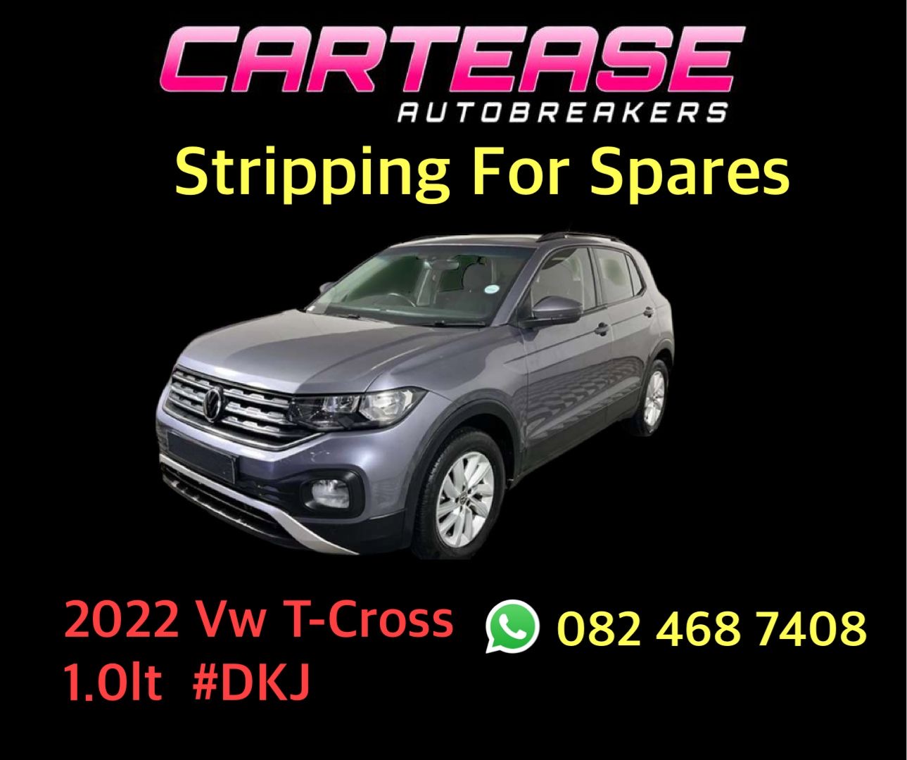 2022 Vw T-Cross 1.0 #DKJ Stripping For Spares - Private Seller 2022 Vw T-Cross 1.0 #DKJ Stripping For Spares - Private Seller