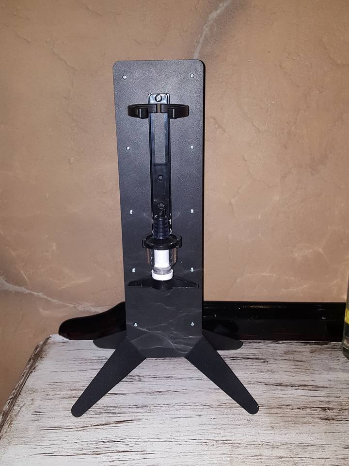 Liquor Dispenser: Unique Free Standing with 2-Optics. Made of Iron. Brand New Liquor Dispenser: Unique Free Standing with 2-Optics. Made of Iron. Brand New