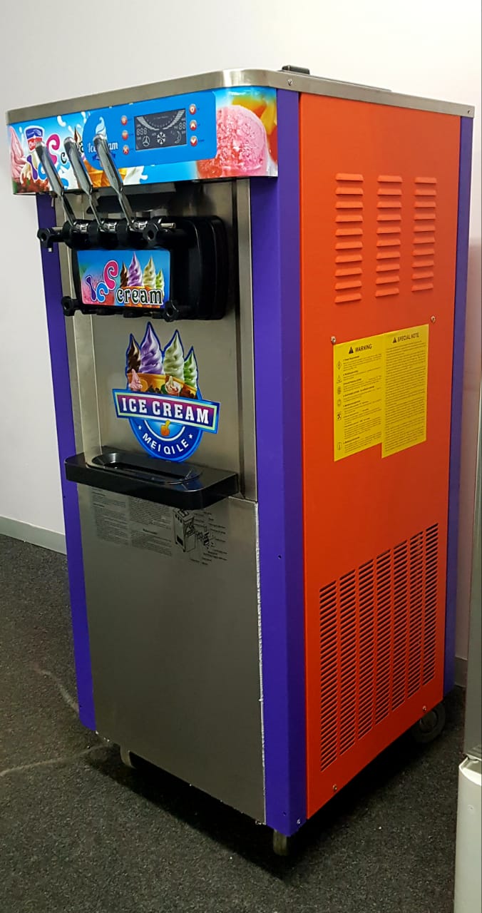 ICE CREAM MACHINE – ICE CREAM MAKER – ICE CREAM MACHINE FOR SALE – ICE  CREAM MACHINES PRICE – 3 FLAVOUR SOFT SERVE MACHINE ON WHEELS | Junk Mail