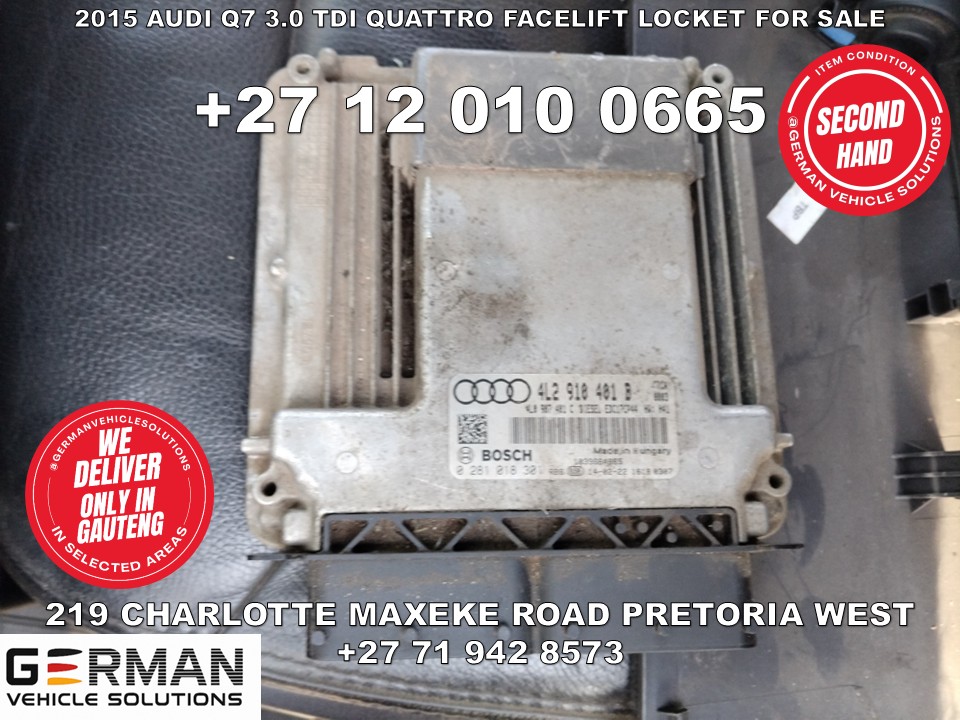 Audi Q7 3.0 tdi quattro facelift complete lockset for sale - Private Seller Audi Q7 3.0 tdi quattro facelift complete lockset for sale - Private Seller