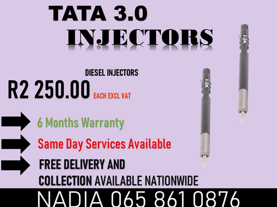 DIESEL INJECTORS FOR SALE OR TO RECON FOR TATA 3.0 - Private Seller DIESEL INJECTORS FOR SALE OR TO RECON FOR TATA 3.0 - Private Seller