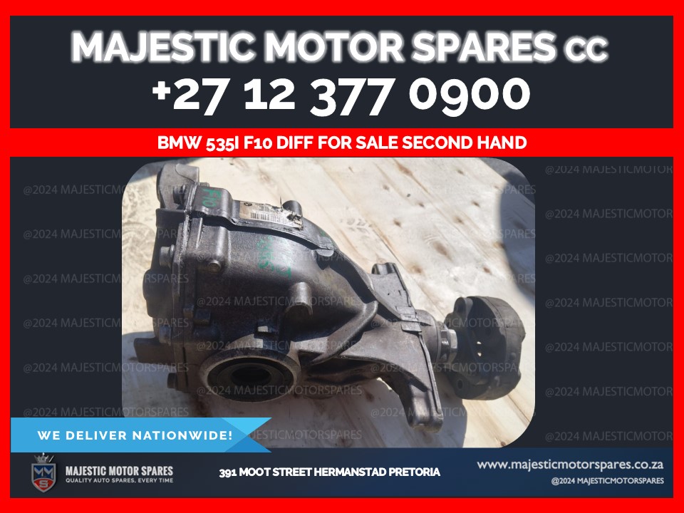 BMW 535i f10 differential for sale second hand