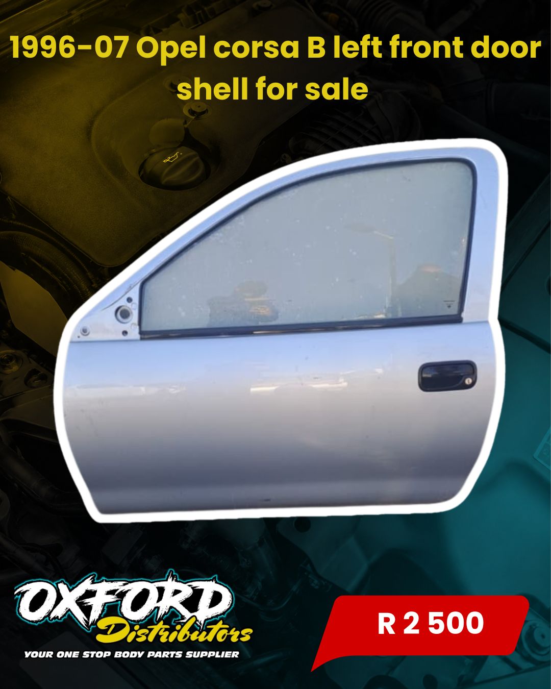 1996-2007 Opel Corsa B Left Front Door for Sale Pretoria - Private Seller 1996-2007 Opel Corsa B Left Front Door for Sale Pretoria - Private Seller