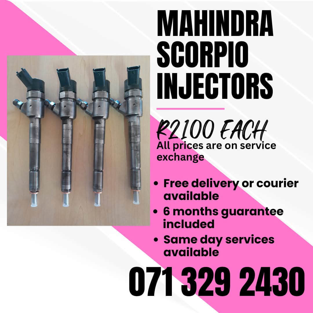 MAHINDRA SCORPIO DIESEL INJECTORS FOR SALE WITH WARRANTY - Private Seller MAHINDRA SCORPIO DIESEL INJECTORS FOR SALE WITH WARRANTY - Private Seller
