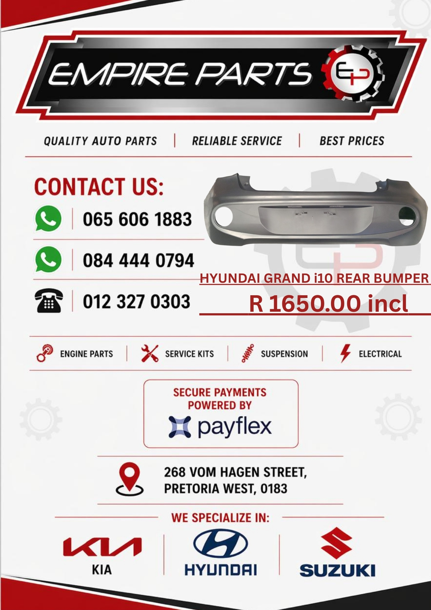 HYUNDAI GRAND i10 REAR BUMPER NEW FOR SALE - Private Seller HYUNDAI GRAND i10 REAR BUMPER NEW FOR SALE - Private Seller