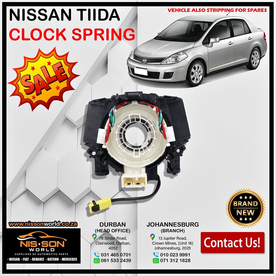NISSAN TIIDA CLOCK SPRING - Private Seller