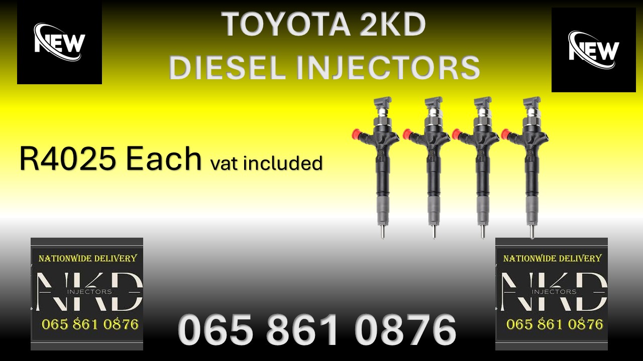 NEW DIESEL INJECTORS FOR SALE FOR TOYOTA 2.5 2KD - Private Seller NEW DIESEL INJECTORS FOR SALE FOR TOYOTA 2.5 2KD - Private Seller