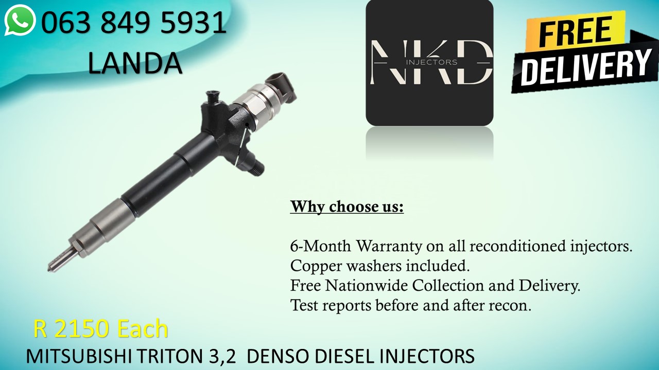 MITSUBISHI TRITON DIESEL INJECTORS FOR SALE IN PRETORIA NORTH GAUTENG - Private Seller MITSUBISHI TRITON DIESEL INJECTORS FOR SALE IN PRETORIA NORTH GAUTENG - Private Seller