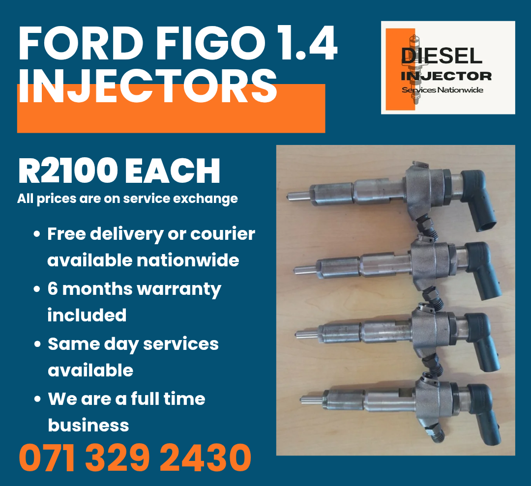 FORD FIGO 1.4 DIESEL INJECTORS FOR SALE WITH WARRANTY