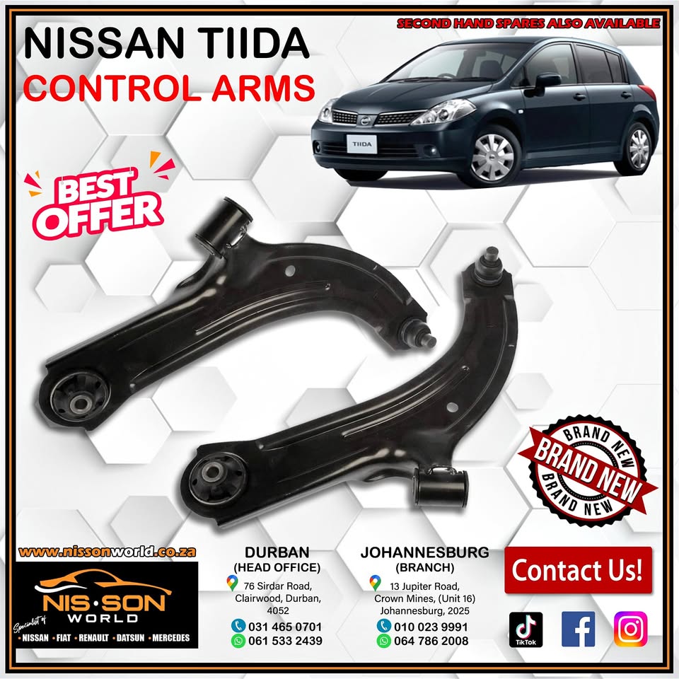 Nissan Tiida control arms