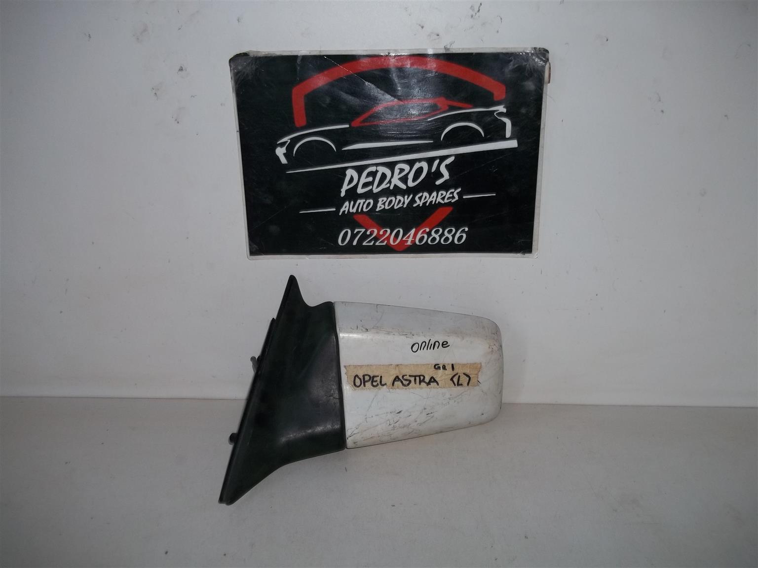 Opel Astra/Kadette '84-'93 left manual side mirror - Private Seller Opel Astra/Kadette '84-'93 left manual side mirror - Private Seller