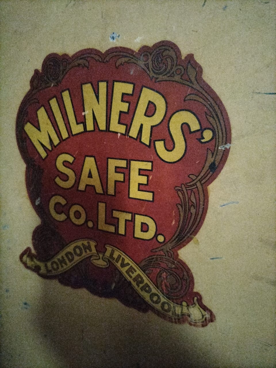 Collectors item Milners fire resisting safe