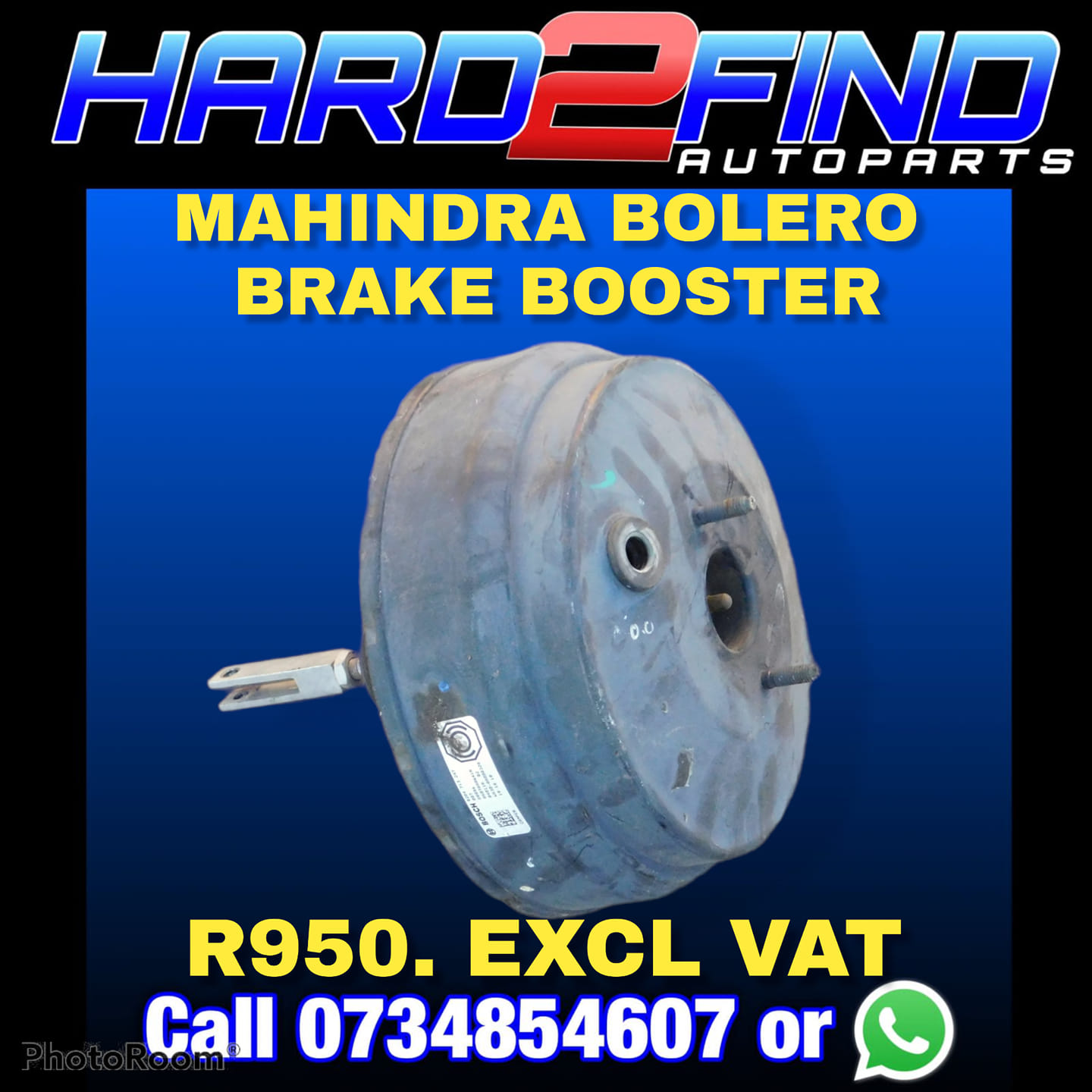 MAHINDRA BOLERO BRAKE BOOSTER EXCL VAT. - Private Seller MAHINDRA BOLERO BRAKE BOOSTER EXCL VAT. - Private Seller