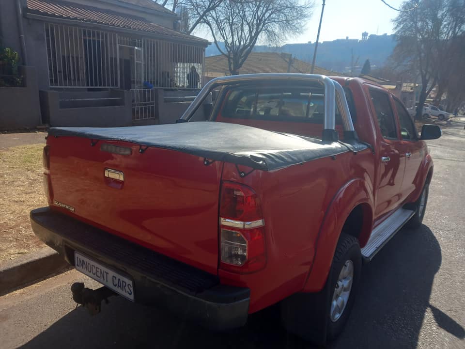 2007 TOYOTA HILUX 3.0 D4D DIESEL ENGINE, DOUBLE CAB, MANUAL, RED COLOR, MILEAGE 105000KMS