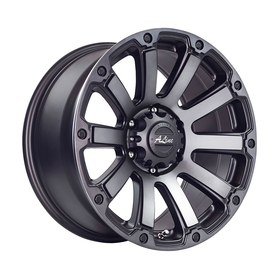 18″ A-Line Destroyer 6/139 Satin Black & Tint Alloy Wheels