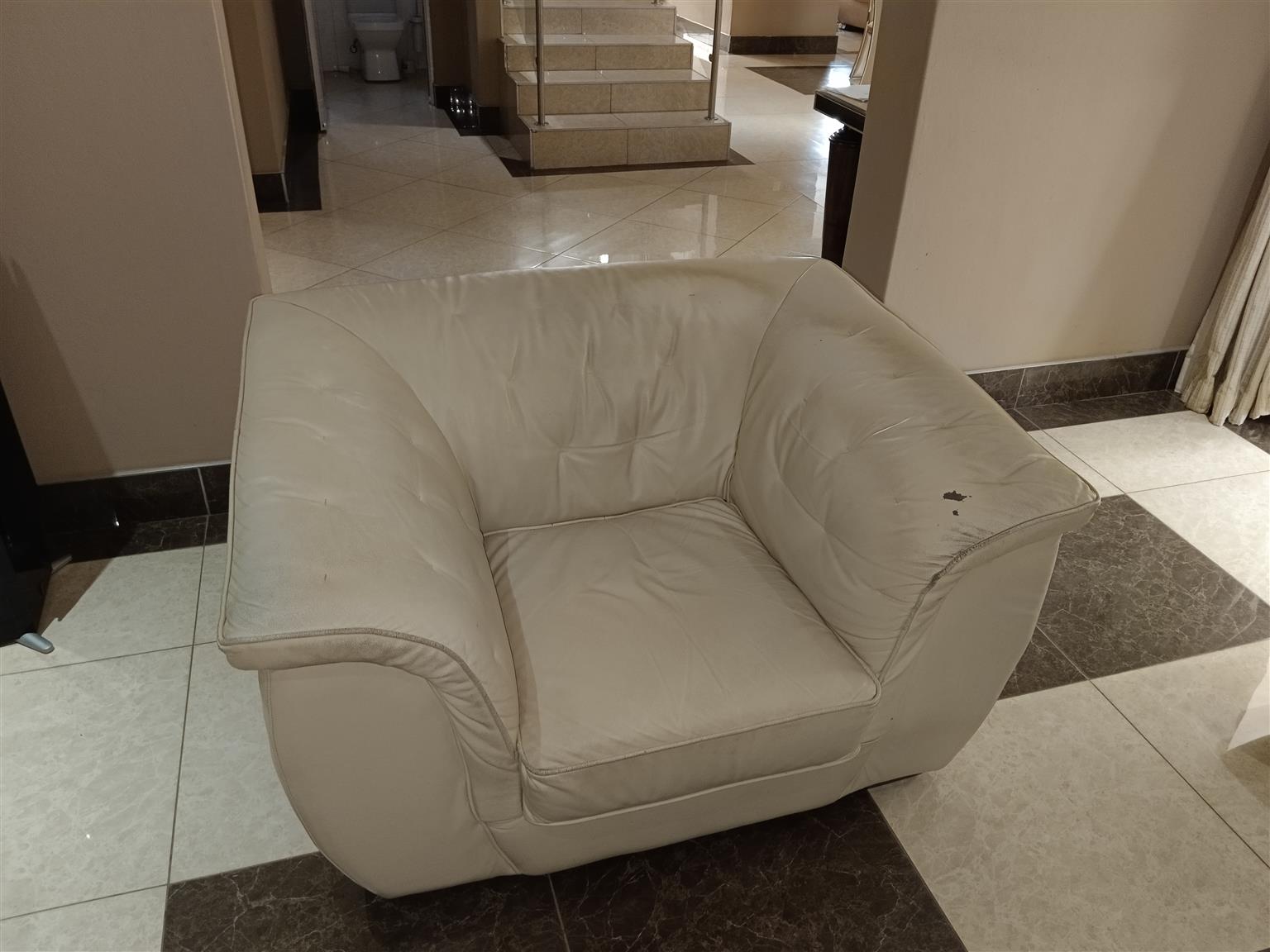 Leather couches