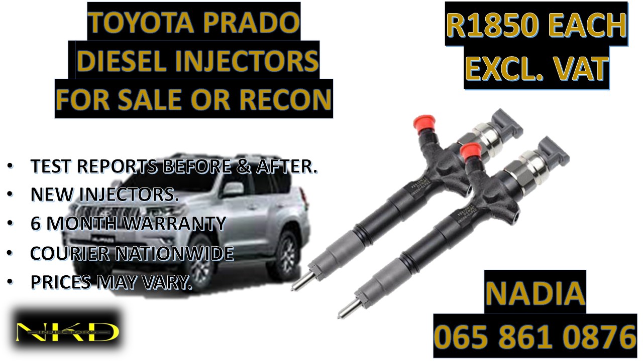 DIESEL INJECTORS FOR SALE FOR TOYOTA PRADO - Private Seller DIESEL INJECTORS FOR SALE FOR TOYOTA PRADO - Private Seller