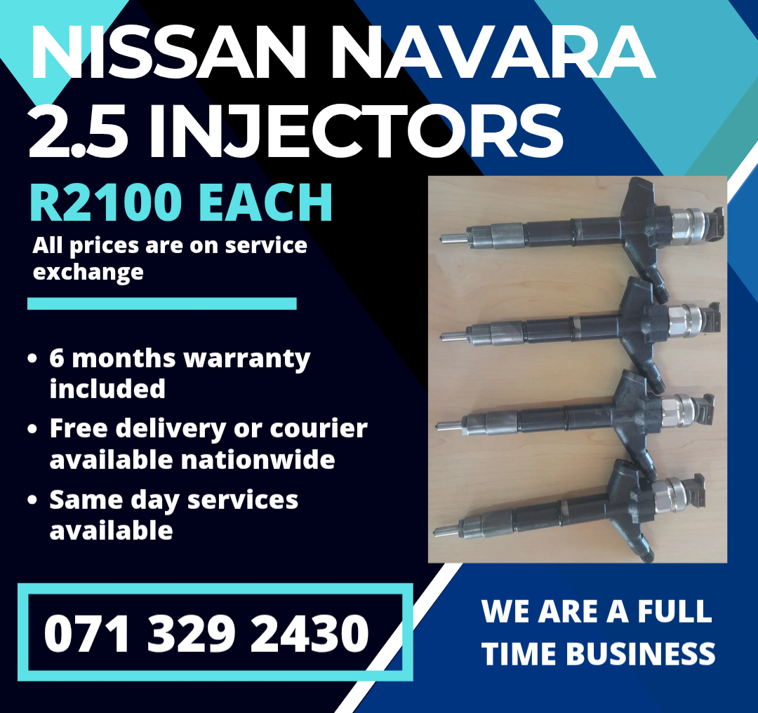 NISSAN NAVARA 2.5 INJECTORS FOR SALE WITH WARRANTY - Private Seller NISSAN NAVARA 2.5 INJECTORS FOR SALE WITH WARRANTY - Private Seller