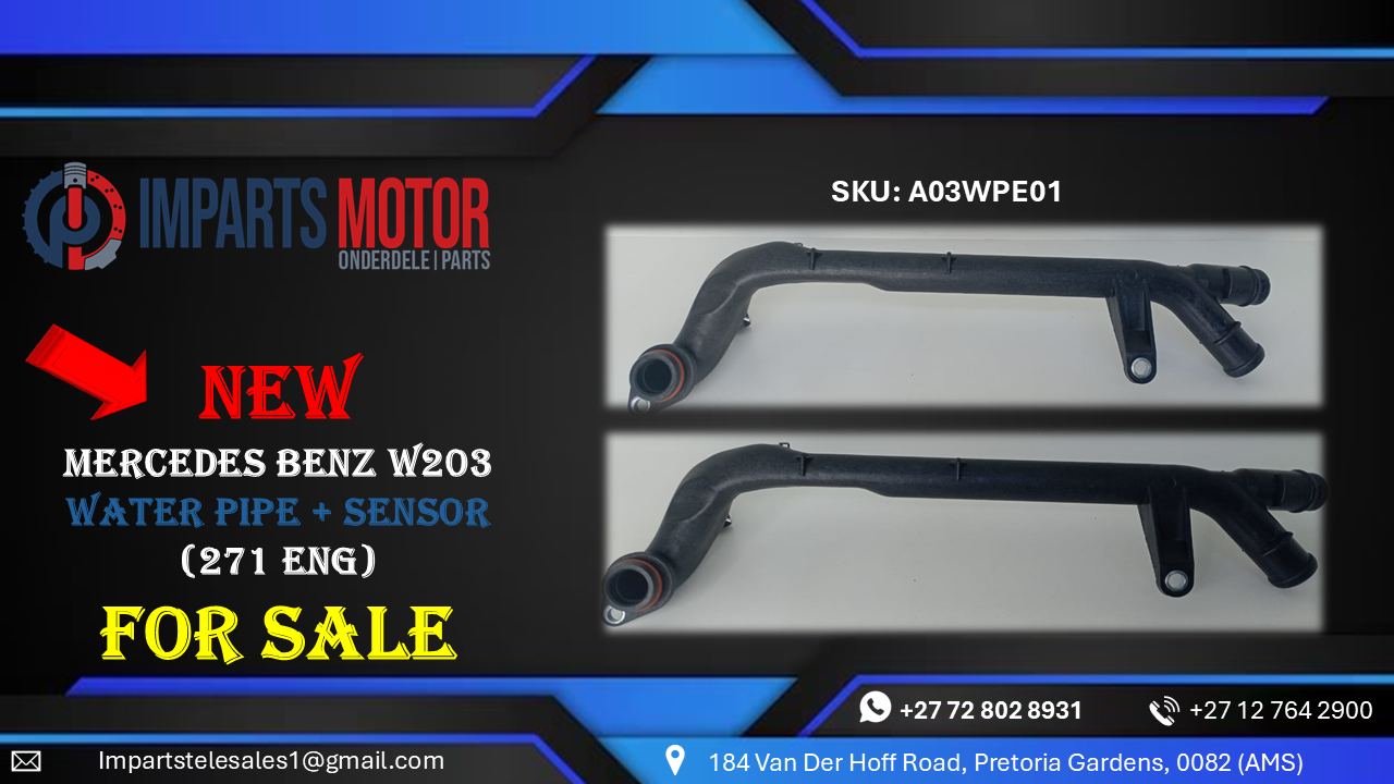 MERCEDES BENZ W203 WATER PIPE + SENSOR (271 ENG) - Private Seller MERCEDES BENZ W203 WATER PIPE + SENSOR (271 ENG) - Private Seller