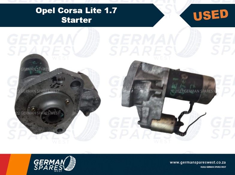 Opel Corsa Lite 1.7 USED Starter for sale - Private Seller