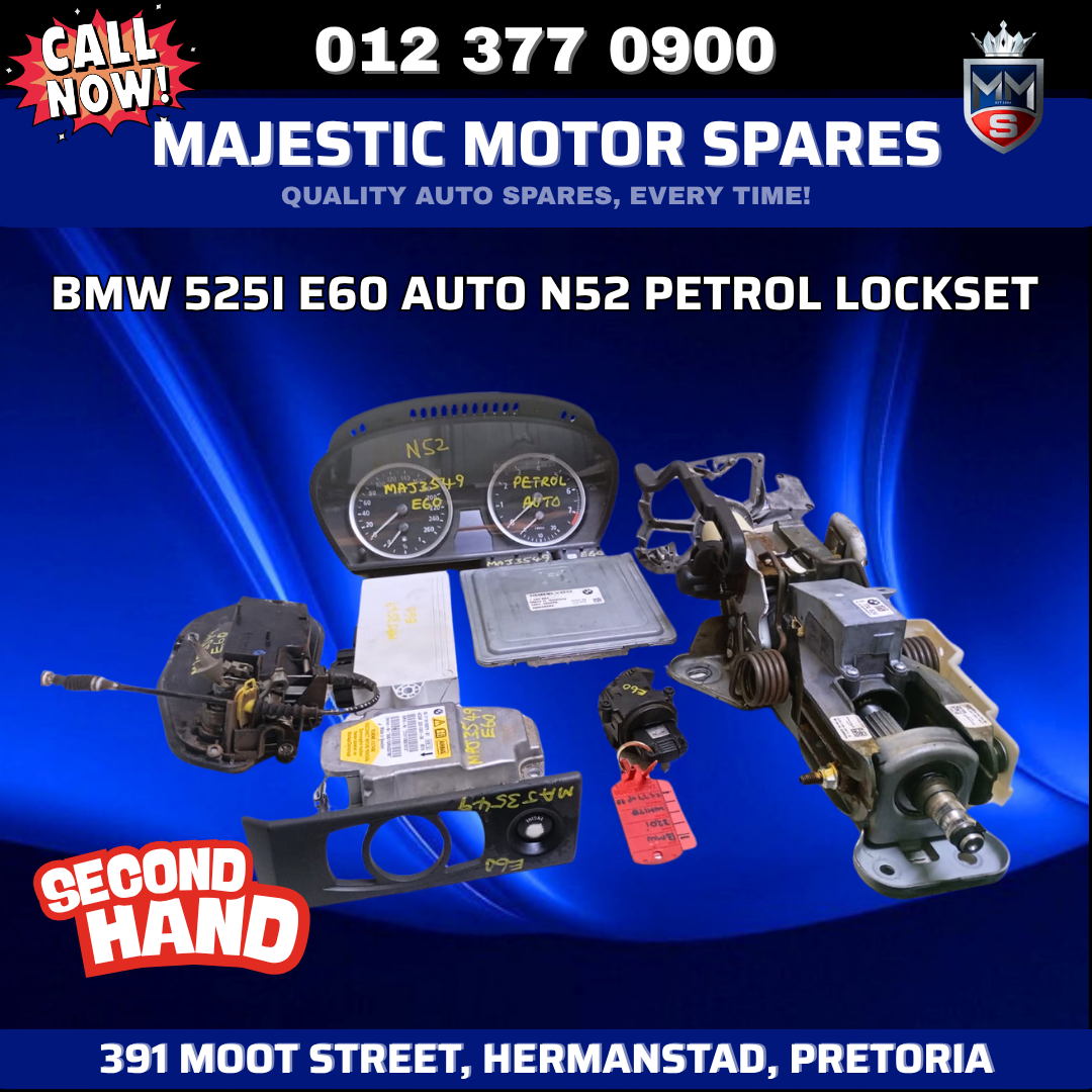 BMW 525i E60 Auto N52 Petrol Lockset – Used - Private Seller BMW 525i E60 Auto N52 Petrol Lockset – Used - Private Seller