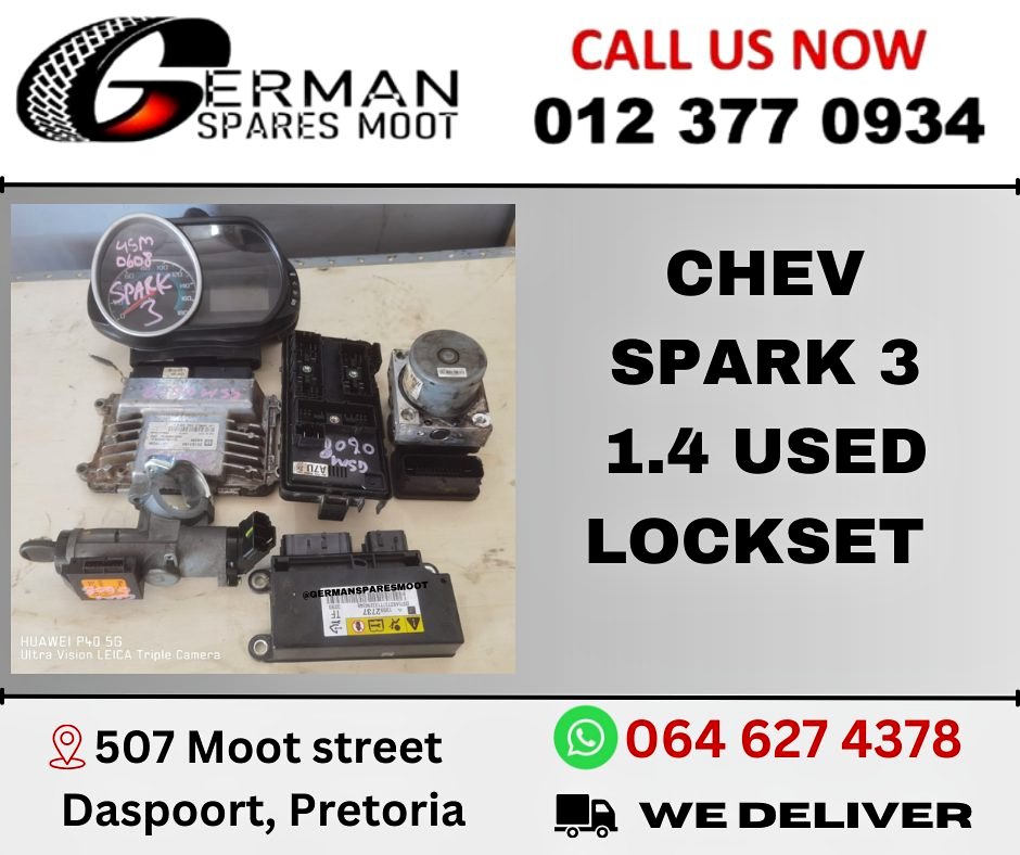 Chev Spark 3 1.4 Lockset (Used) - Private Seller