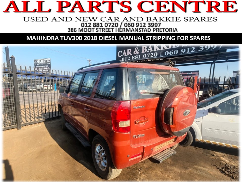 Mahindra Tuv300 2018 diesel manual stripping for spares
