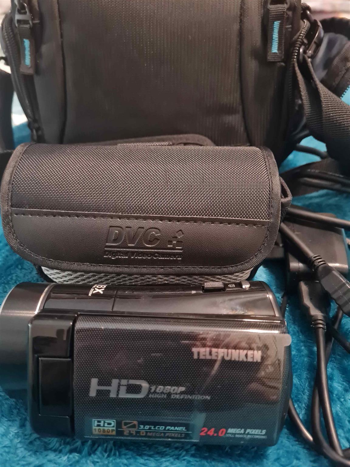 Telefunken 1080P HD 3.0 LCD Panel 24 Mega Pixel Video Camera