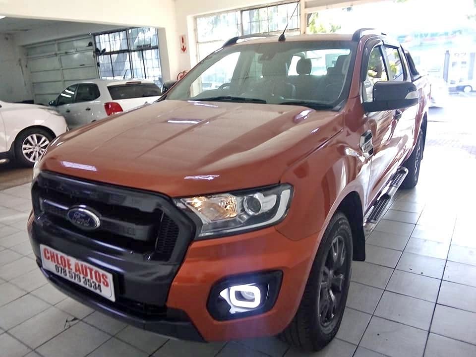 2015 Ford Ranger 3.2WILDTRACK Auto Double Cab orange Reverse Camera Leather seat 75000km