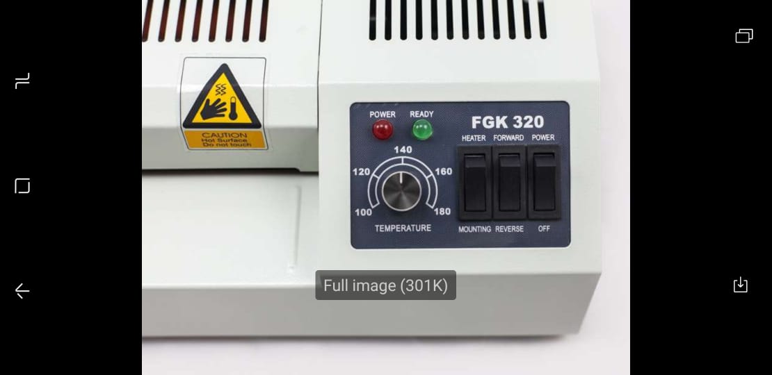 FGK Pouch Laminating machines FGK320 & FGK450 New on Sale Now
