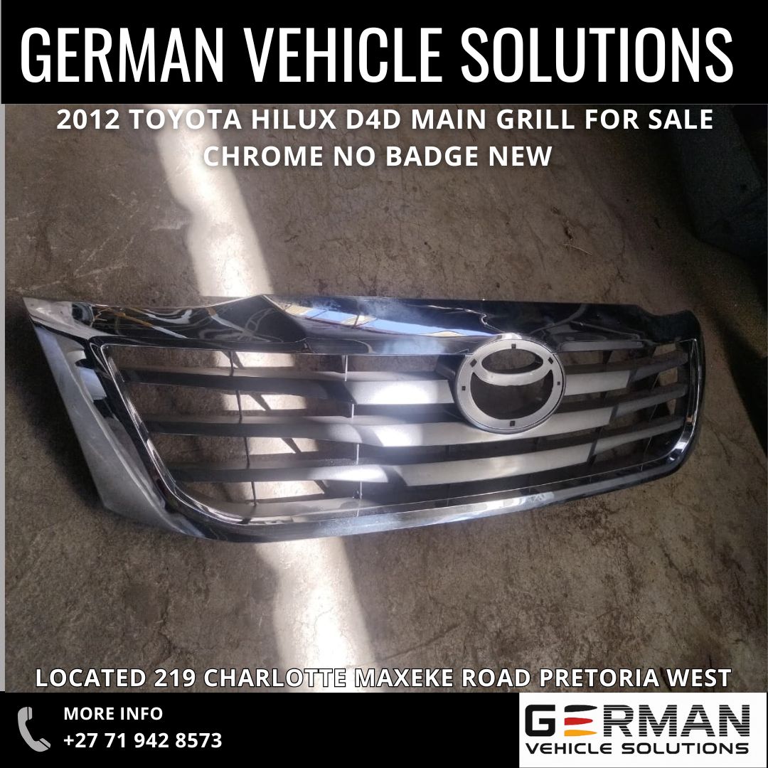 2012 Toyota D4D chrome grill for sale no badge - Private Seller
