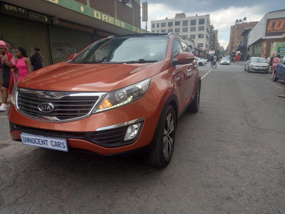 2012 KIA SPORTAGE 2.0 CDI DIESEL, MANUAL, MILEAGE 94000KM, ORANGE COLOR,