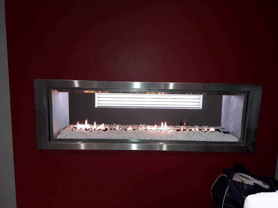 Double Sided Fireplace!