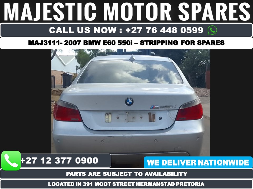 2007 Bmw E60 550i parts spares used for sale- White - Private Seller 2007 Bmw E60 550i parts spares used for sale- White - Private Seller