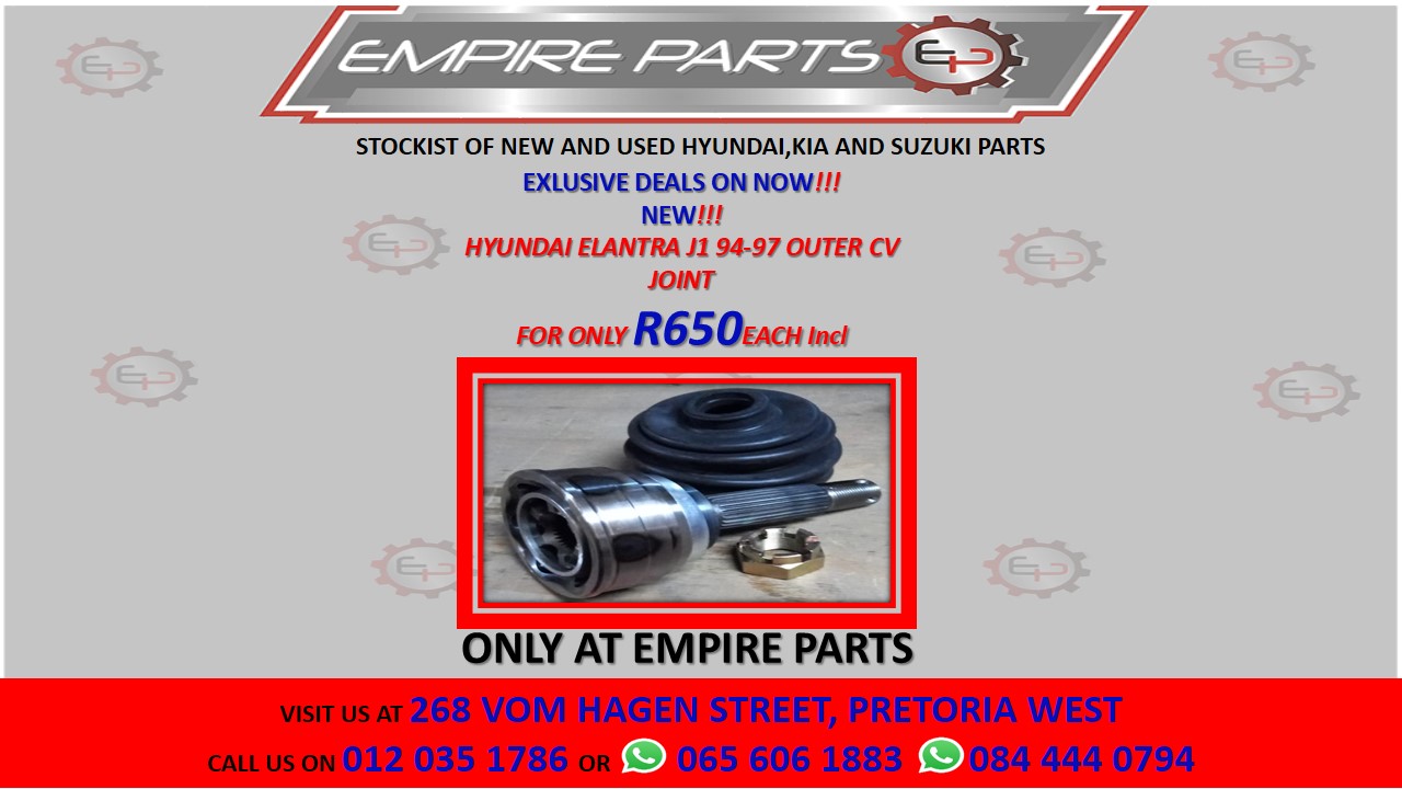 HYUNDAI ELANTRA J1 94-97 OUTER CV JOINT - Private Seller HYUNDAI ELANTRA J1 94-97 OUTER CV JOINT - Private Seller