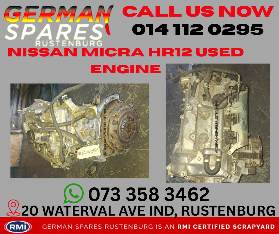 NISSAN MICRA HR12 USED ENGINE FOR SALE