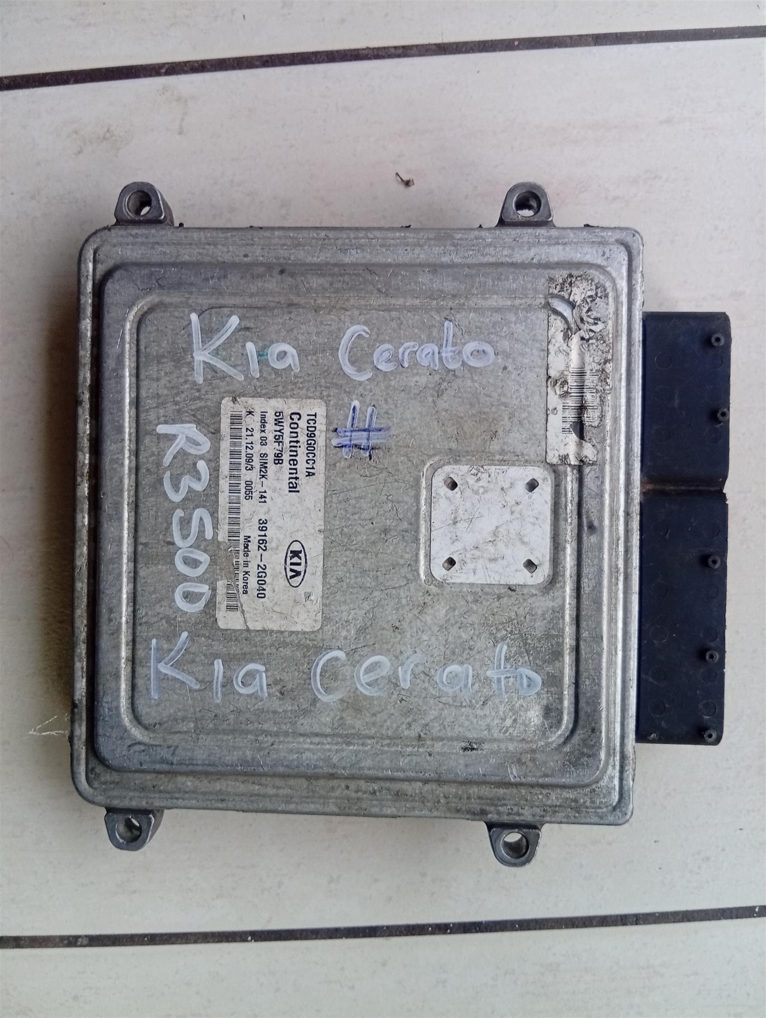 Kia cerato ECU computer box 39162-2G040 5WY5F79B TCD9GOCC1A - Private Seller Kia cerato ECU computer box 39162-2G040 5WY5F79B TCD9GOCC1A - Private Seller