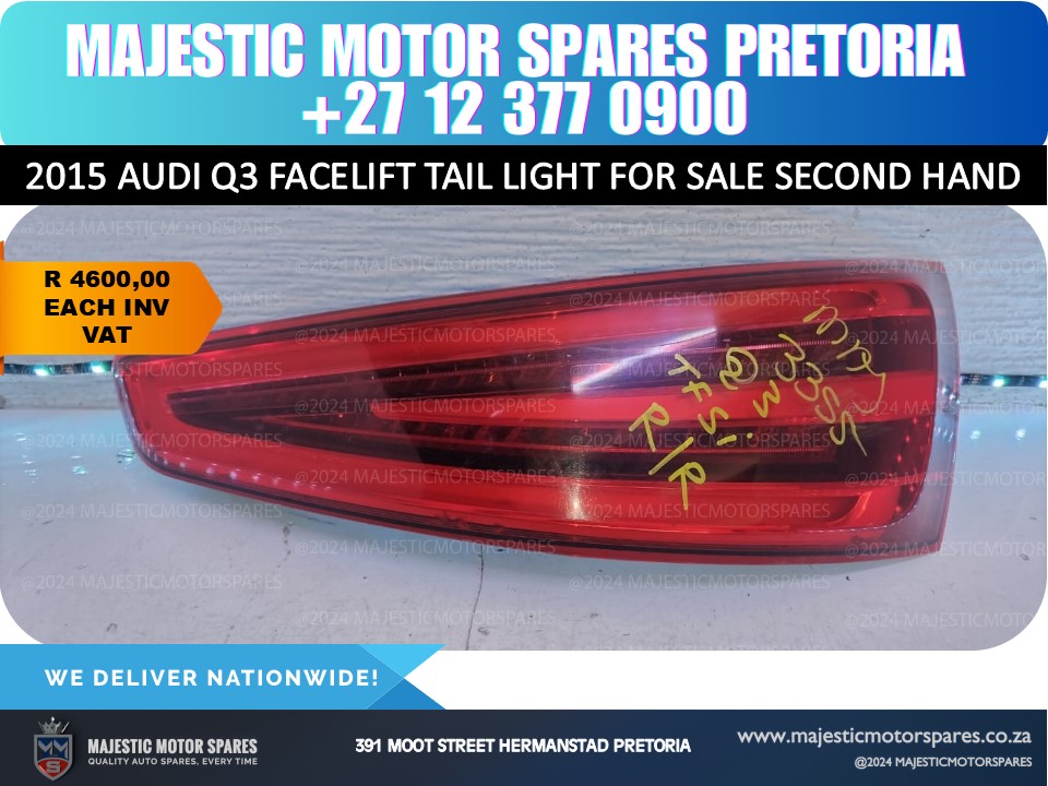 Audi Q3 2015 facelift tail light for sale  second-hand quality Audi Q3 2015 facelift tail light for sale  second-hand quality