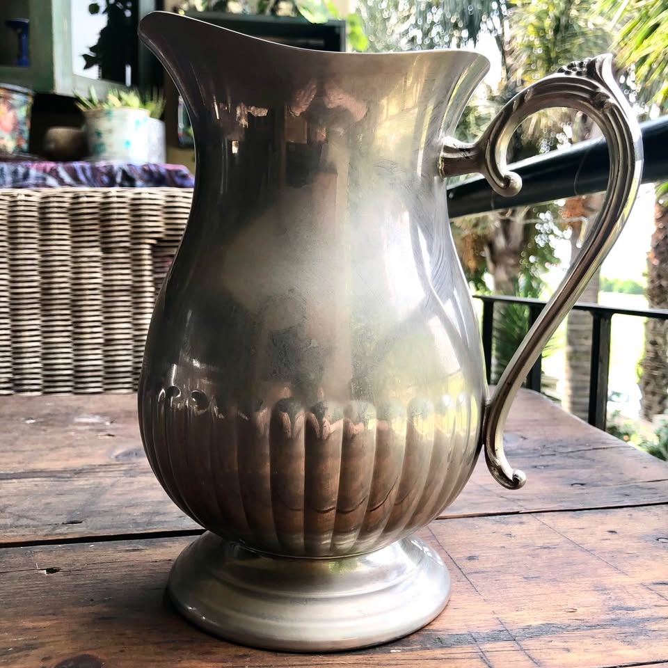 Vintage Christofle Gallia Silver-Plated Water Pitcher – Elegant & Timeless