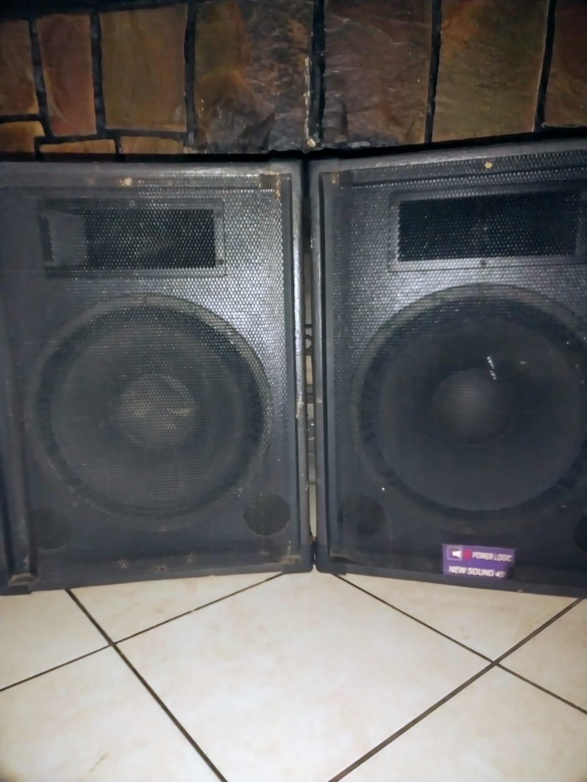 15 inch power logic disco speskers
