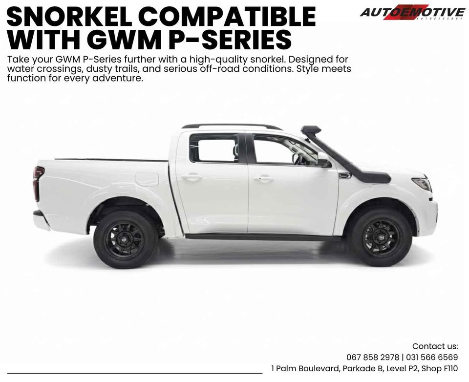 Snorkel compatible with GWM P-Series - Umhlanga - Private Seller Snorkel compatible with GWM P-Series - Umhlanga - Private Seller