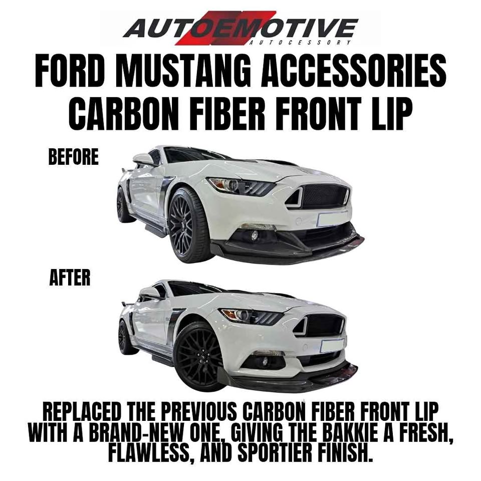 Ford Mustang Carbon Fiber Front Lip - Private Seller Ford Mustang Carbon Fiber Front Lip - Private Seller