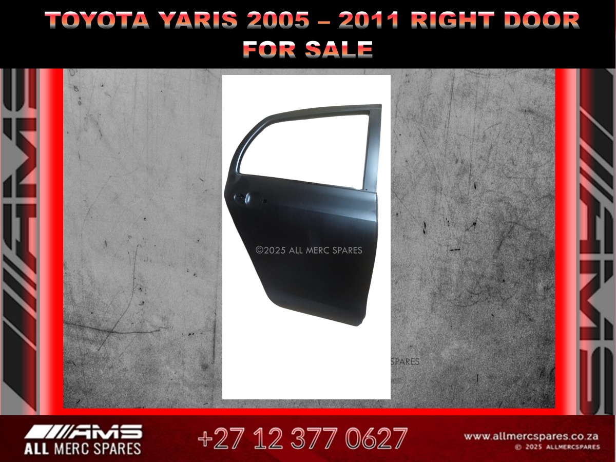 NEW TOYOTA YARIS 2005 – 2011 FRONT & REAR DOORS FOR SALE NEW TOYOTA YARIS 2005 – 2011 FRONT & REAR DOORS FOR SALE